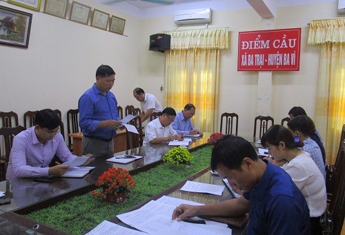 Ban Pháp chế HĐND huyện Ba Vì: Giám sát thu gom, vạn chuyển rác thải tại xã Ba Trại